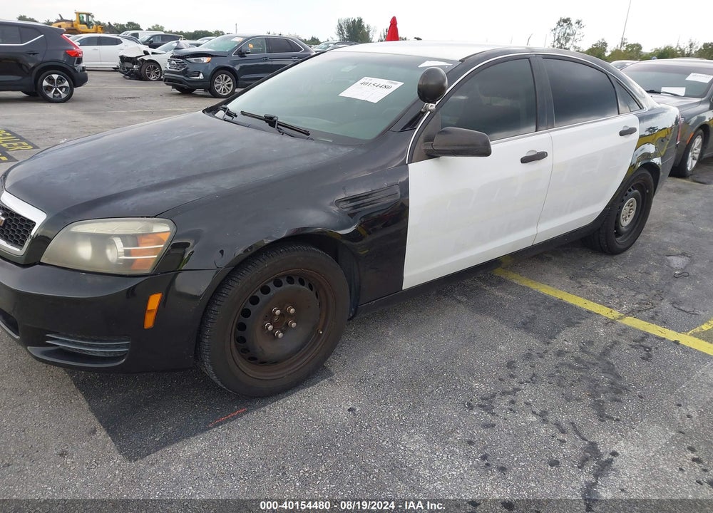 2012 CHEVROLET CAPRICE POLICE VIN: 6G1MK5U36CL619942