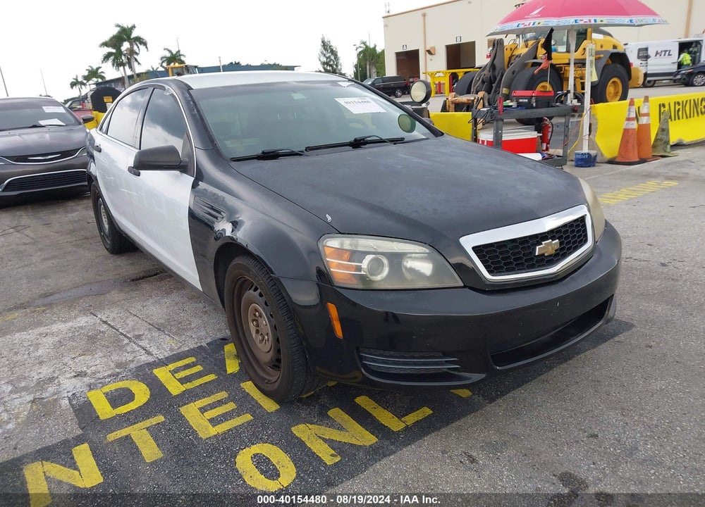 2012 CHEVROLET CAPRICE POLICE VIN: 6G1MK5U36CL619942