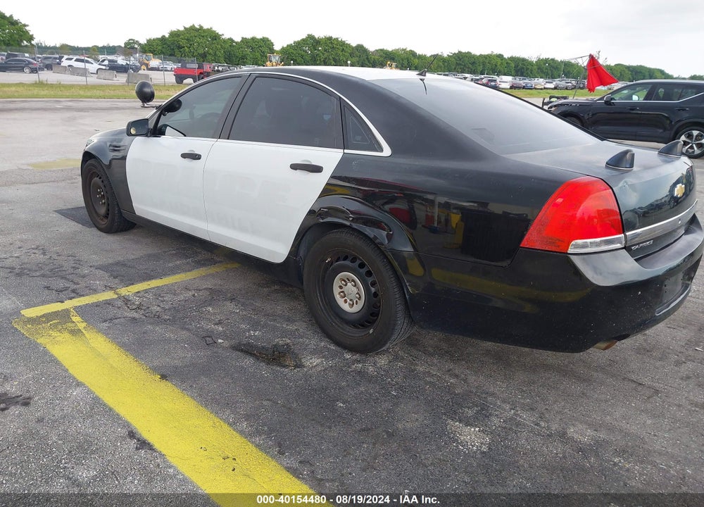 2012 CHEVROLET CAPRICE POLICE VIN: 6G1MK5U36CL619942