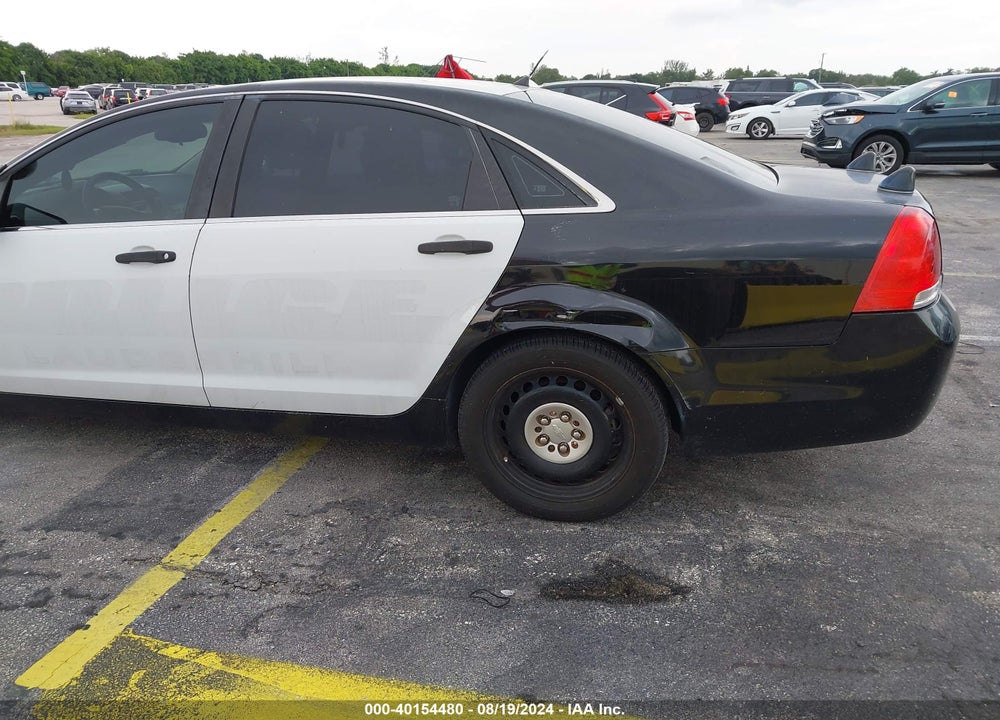 2012 CHEVROLET CAPRICE POLICE VIN: 6G1MK5U36CL619942