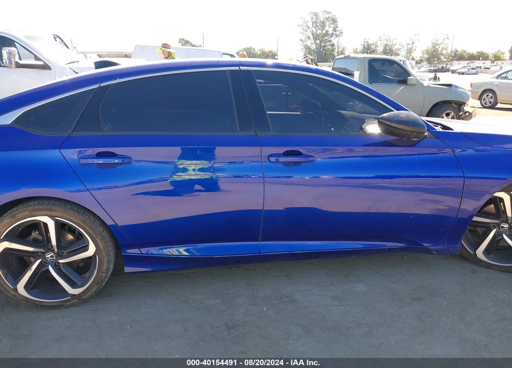 2022 HONDA ACCORD SPORT VIN: 1HGCV1F31NA008763