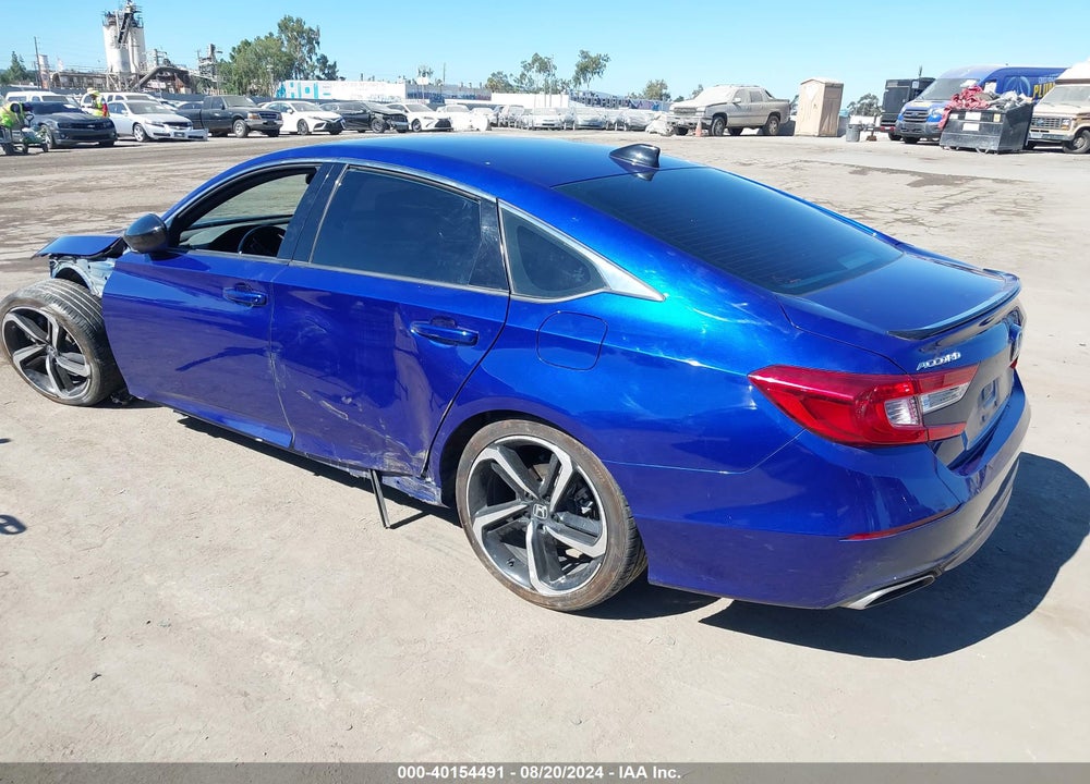 2022 HONDA ACCORD SPORT VIN: 1HGCV1F31NA008763
