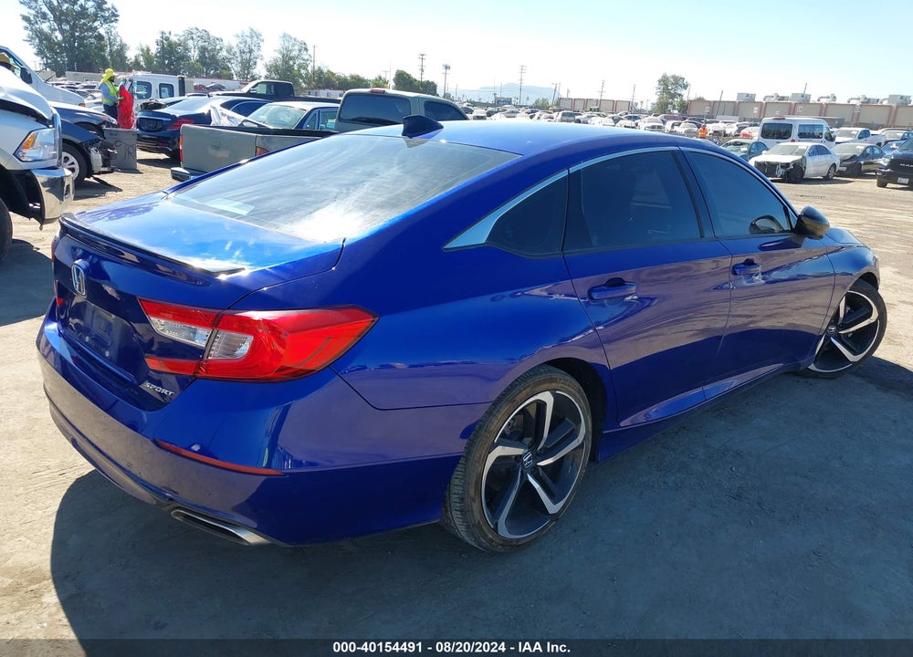 2022 HONDA ACCORD SPORT VIN: 1HGCV1F31NA008763