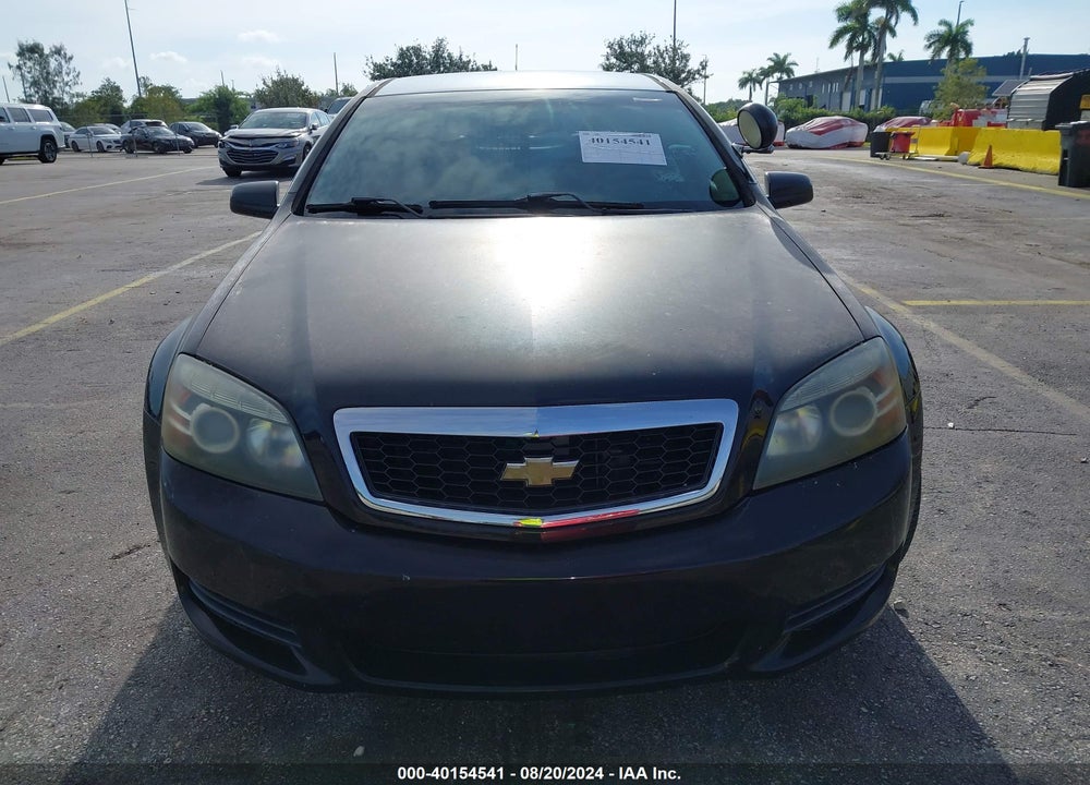 2012 CHEVROLET CAPRICE POLICE VIN: 6G1MK5U39CL620051