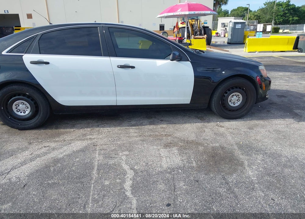 2012 CHEVROLET CAPRICE POLICE VIN: 6G1MK5U39CL620051