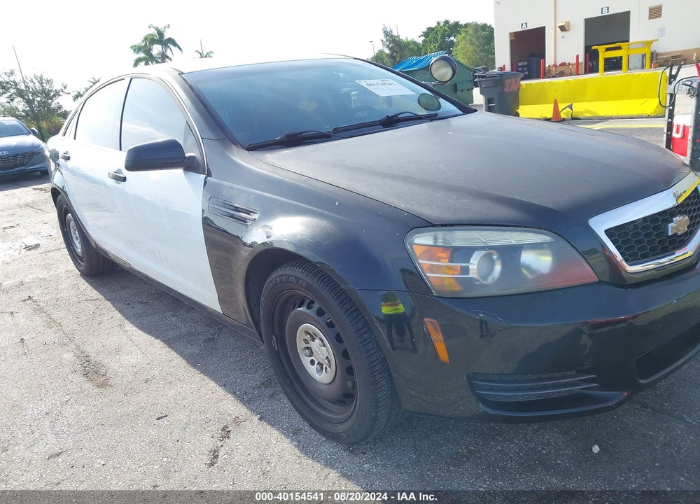 2012 CHEVROLET CAPRICE POLICE VIN: 6G1MK5U39CL620051