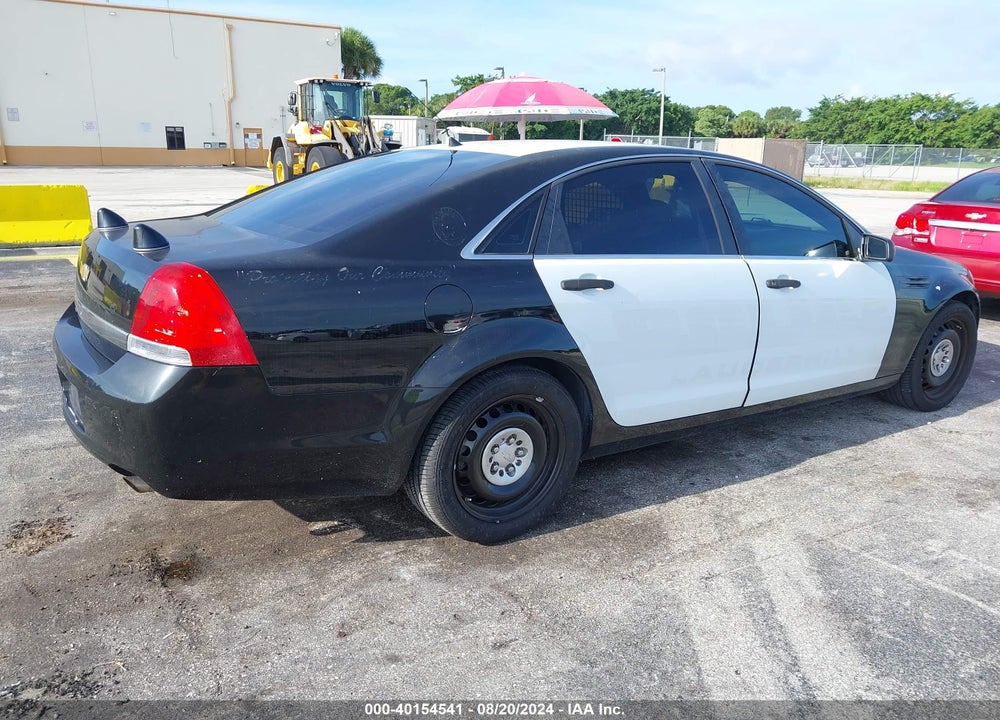2012 CHEVROLET CAPRICE POLICE VIN: 6G1MK5U39CL620051