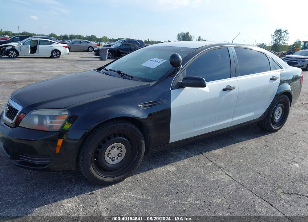 2012 CHEVROLET CAPRICE POLICE VIN: 6G1MK5U39CL620051