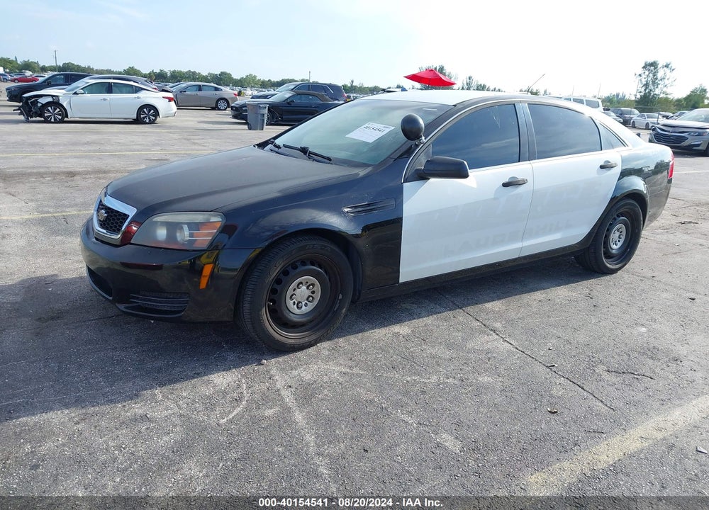 2012 CHEVROLET CAPRICE POLICE VIN: 6G1MK5U39CL620051