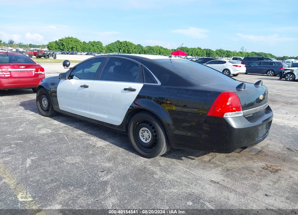2012 CHEVROLET CAPRICE POLICE VIN: 6G1MK5U39CL620051