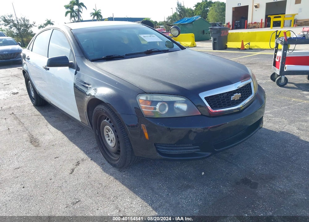 2012 CHEVROLET CAPRICE POLICE VIN: 6G1MK5U39CL620051