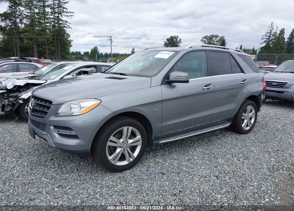 2012 MERCEDES-BENZ ML 350 4MATIC VIN: 4JGDA5HB6CA002511