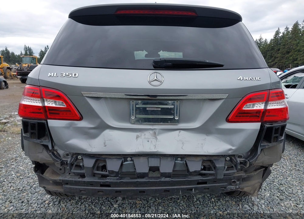 2012 MERCEDES-BENZ ML 350 4MATIC VIN: 4JGDA5HB6CA002511