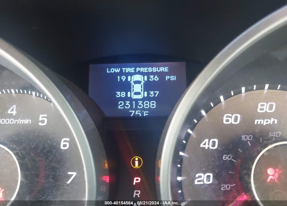 2010 ACURA TL 3.5 VIN: 19UUA8F29AA018516