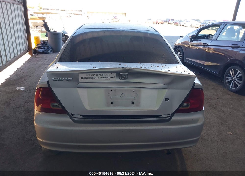 2002 HONDA CIVIC EX VIN: 1HGEM22912L055268