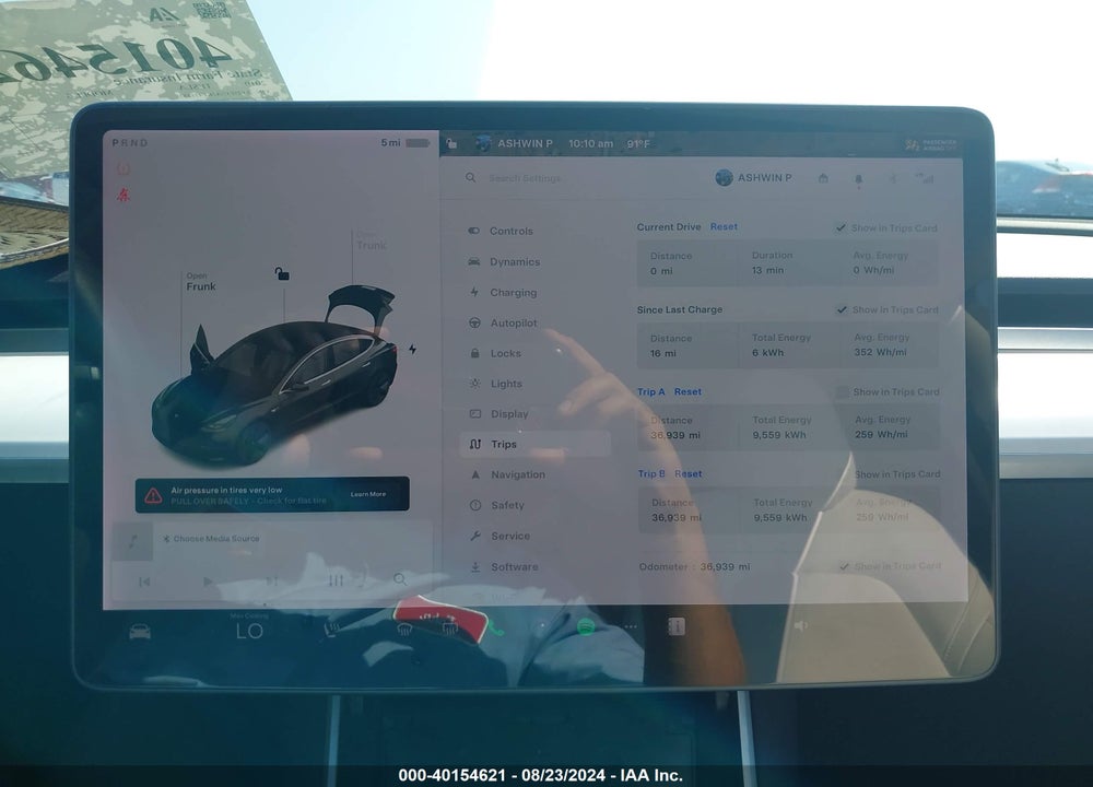 2019 TESLA MODEL 3 LONG RANGE/MID RANGE/STANDARD RANGE/STANDARD RANGE PLUS VIN: 5YJ3E1EA2KF431353