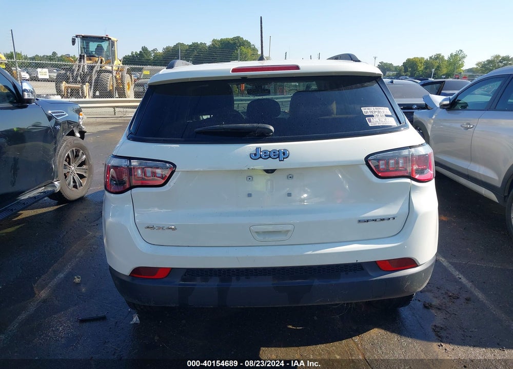 2018 JEEP COMPASS SPORT 4X4 VIN: 3C4NJDAB4JT484494