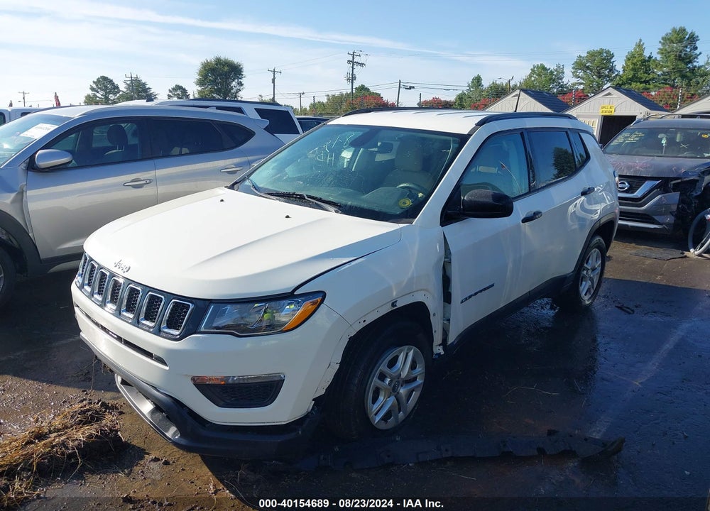 2018 JEEP COMPASS SPORT 4X4 VIN: 3C4NJDAB4JT484494