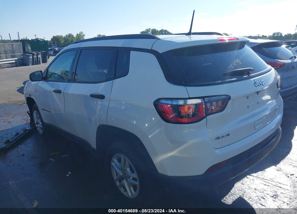 2018 JEEP COMPASS SPORT 4X4 VIN: 3C4NJDAB4JT484494