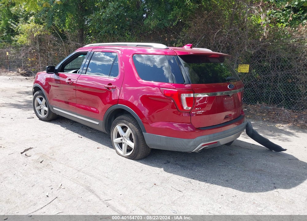 2016 FORD EXPLORER XLT VIN: 1FM5K8D88GGA98979
