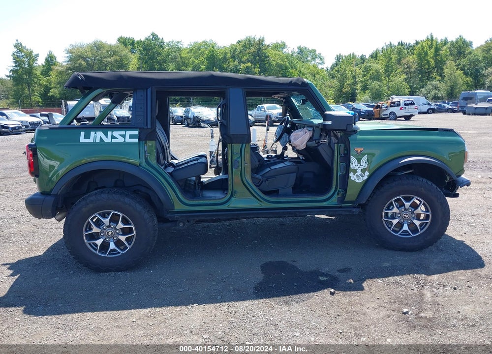 2022 FORD BRONCO VIN: 1FMEE5DP1NLB85849