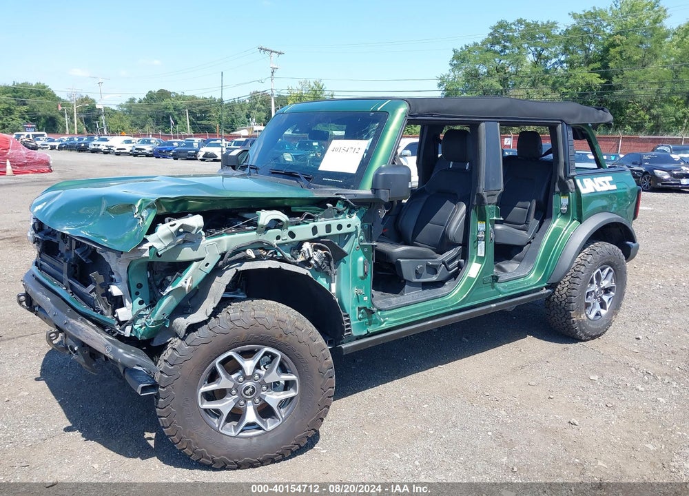 2022 FORD BRONCO VIN: 1FMEE5DP1NLB85849