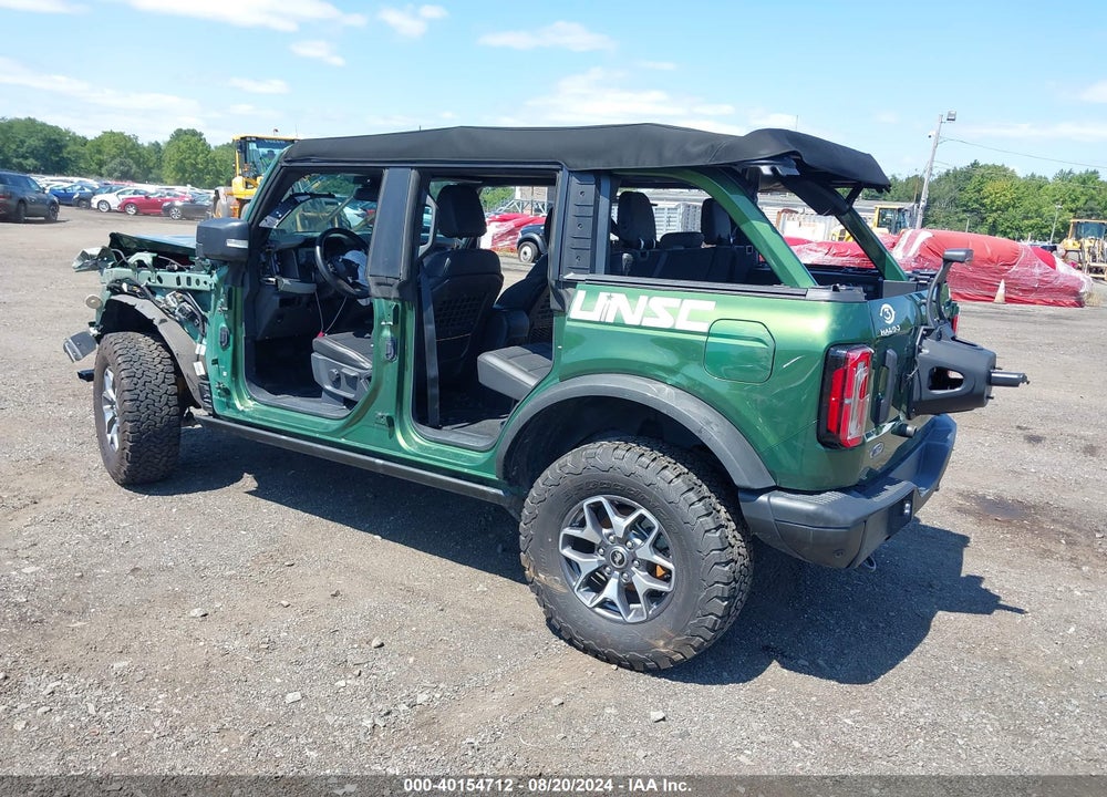 2022 FORD BRONCO VIN: 1FMEE5DP1NLB85849