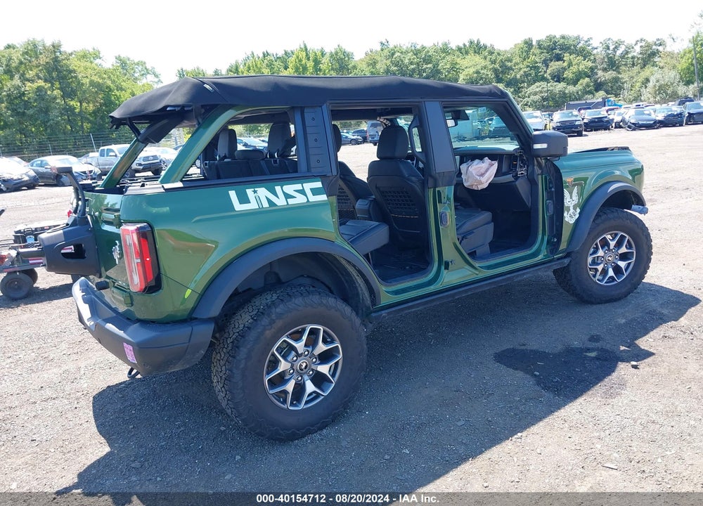 2022 FORD BRONCO VIN: 1FMEE5DP1NLB85849