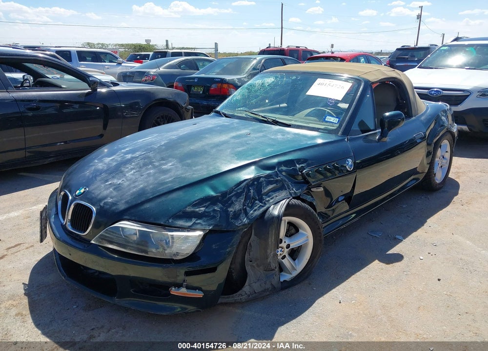 2000 BMW Z3 2.3 VIN: 4USCH9345YLF86596