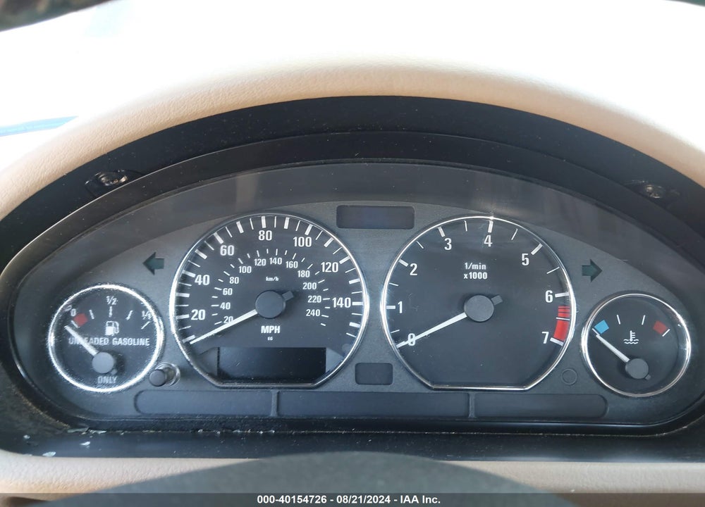 2000 BMW Z3 2.3 VIN: 4USCH9345YLF86596