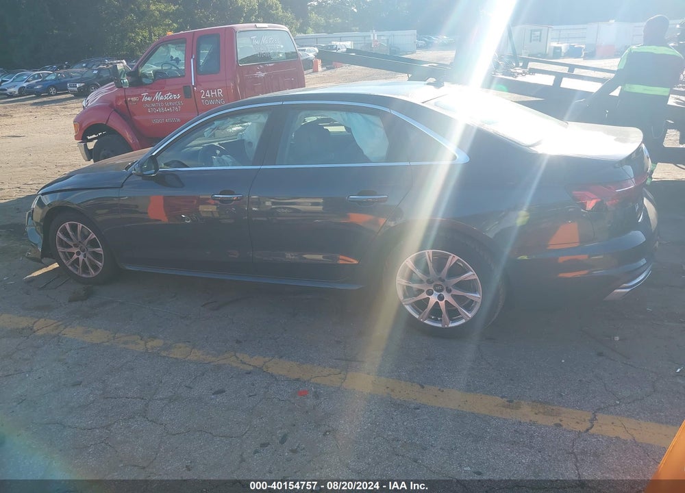 2021 AUDI A4 PREMIUM 40 TFSI QUATTRO S TRONIC VIN: WAUABAF47MA087343