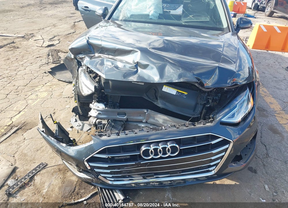 2021 AUDI A4 PREMIUM 40 TFSI QUATTRO S TRONIC VIN: WAUABAF47MA087343