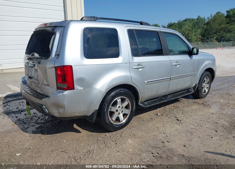 2010 HONDA PILOT TOURING VIN: 5FNYF3H92AB007539
