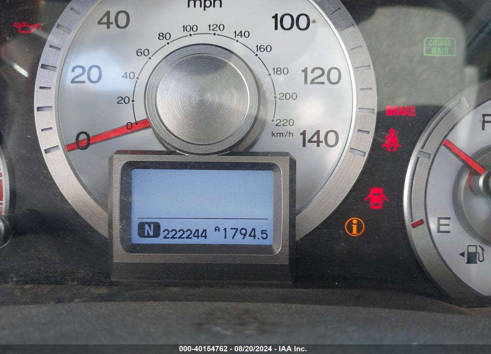 2010 HONDA PILOT TOURING VIN: 5FNYF3H92AB007539