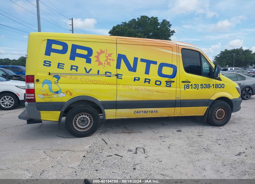 2015 MERCEDES-BENZ SPRINTER 2500 NORMAL ROOF VIN: WD3PE7CC1F5961324