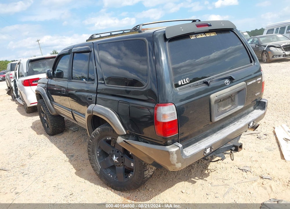 1999 TOYOTA 4RUNNER LIMITED V6 VIN: JT3HN87R0X9029810