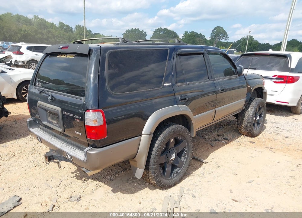 1999 TOYOTA 4RUNNER LIMITED V6 VIN: JT3HN87R0X9029810
