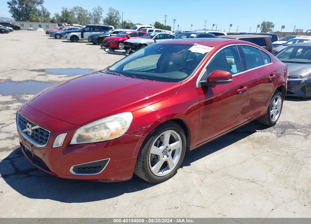 2013 VOLVO S60 T5 VIN: YV1612FSXD2201503