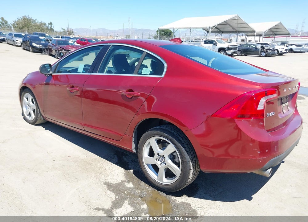2013 VOLVO S60 T5 VIN: YV1612FSXD2201503