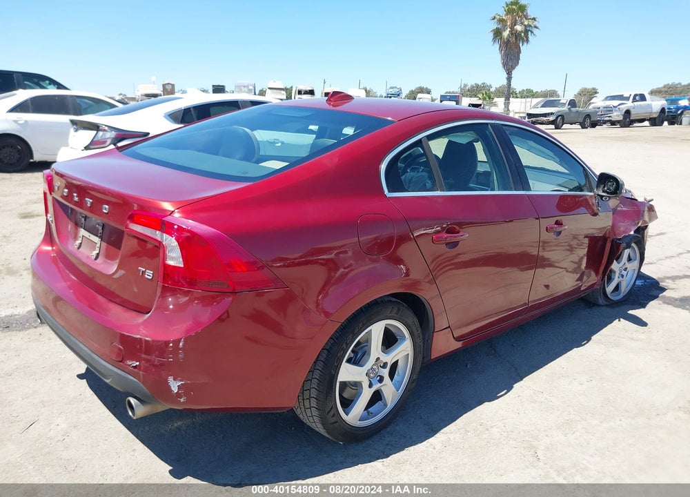 2013 VOLVO S60 T5 VIN: YV1612FSXD2201503