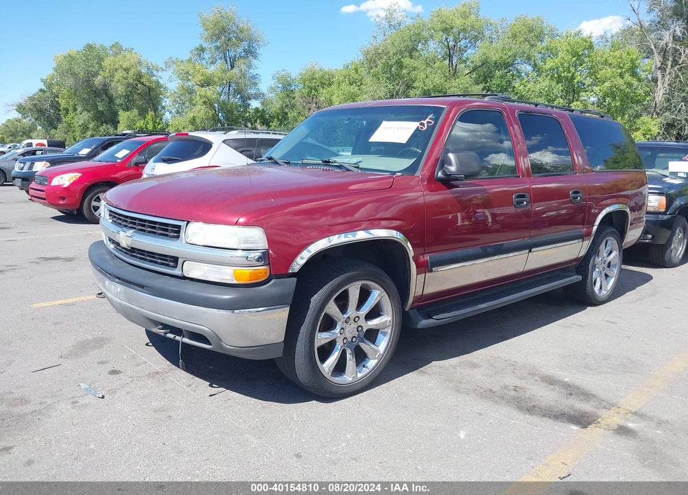 2001 CHEVROLET SUBURBAN 1500 LS VIN: 1GNFK16T81J182545