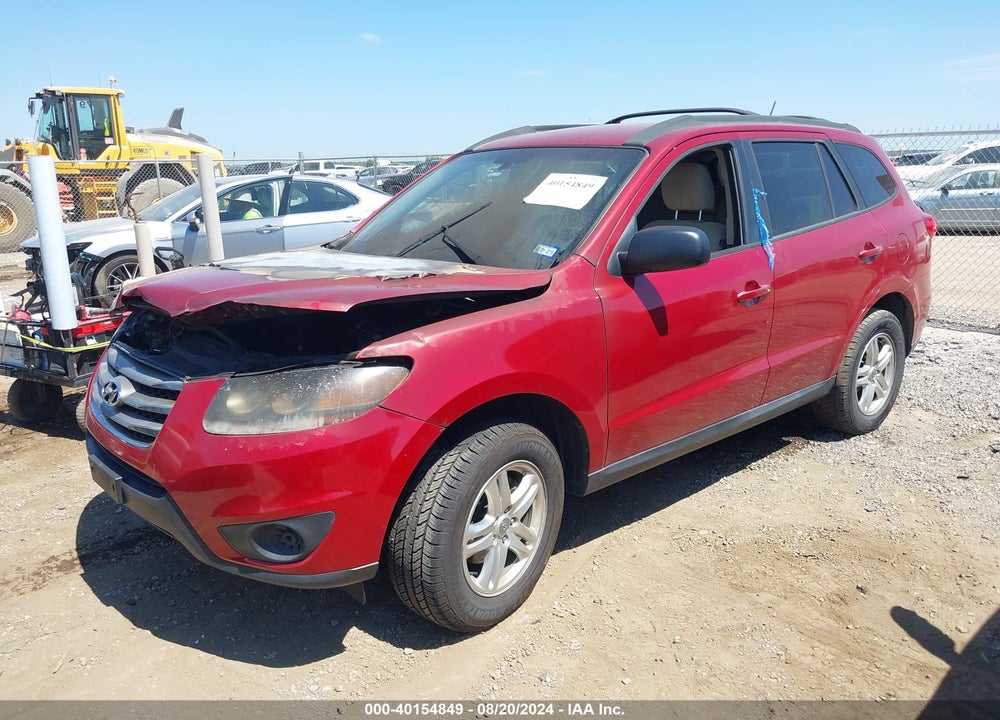 2012 HYUNDAI SANTA FE GLS VIN: 5XYZGDAB8CG144887