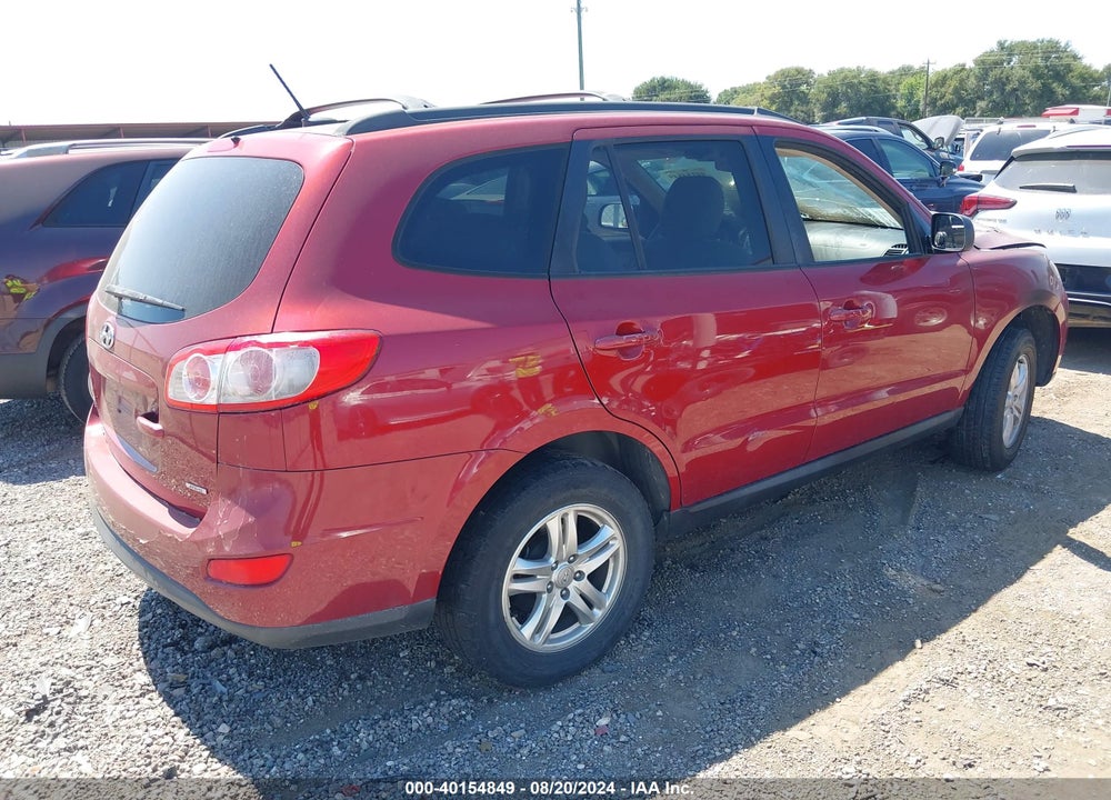 2012 HYUNDAI SANTA FE GLS VIN: 5XYZGDAB8CG144887