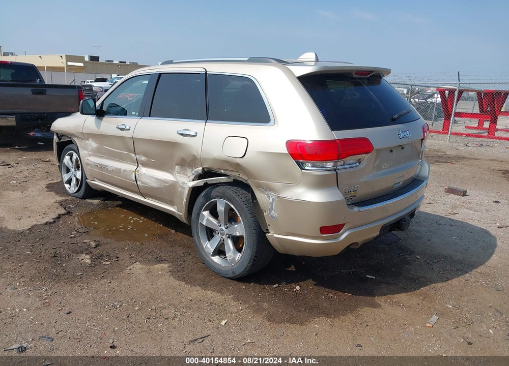 2014 JEEP GRAND CHEROKEE OVERLAND VIN: 1C4RJFCG8EC500932