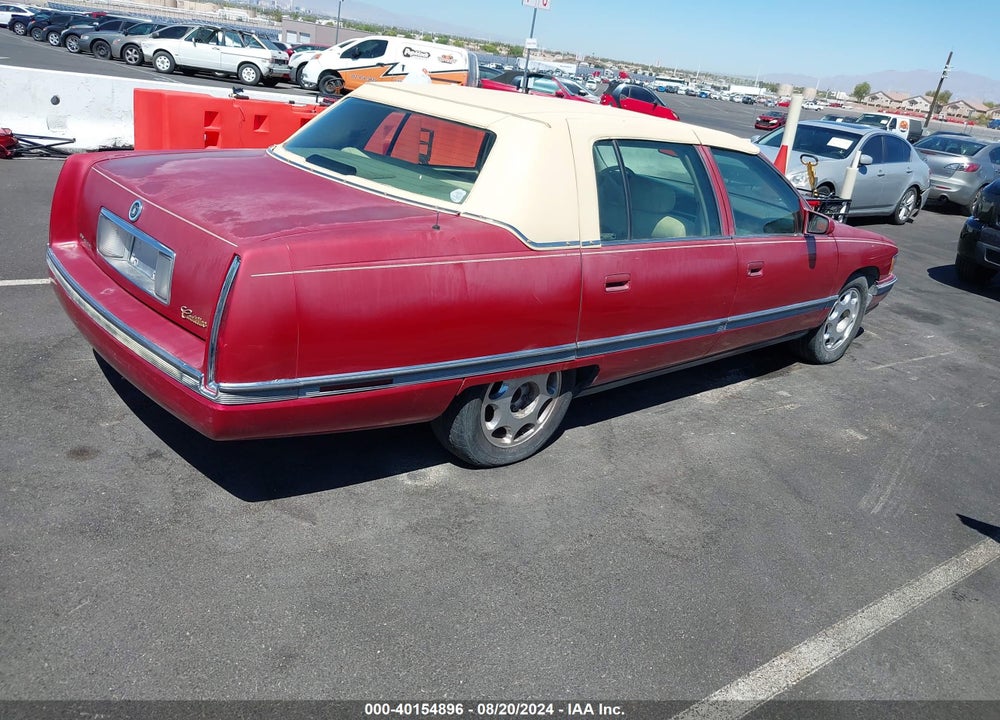 1995 CADILLAC DEVILLE CONCOURS VIN: 1G6KF52Y2SU264052