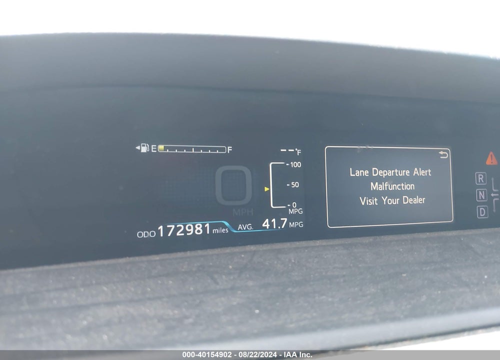 2016 TOYOTA PRIUS FOUR TOURING VIN: JTDKARFU0G3019810