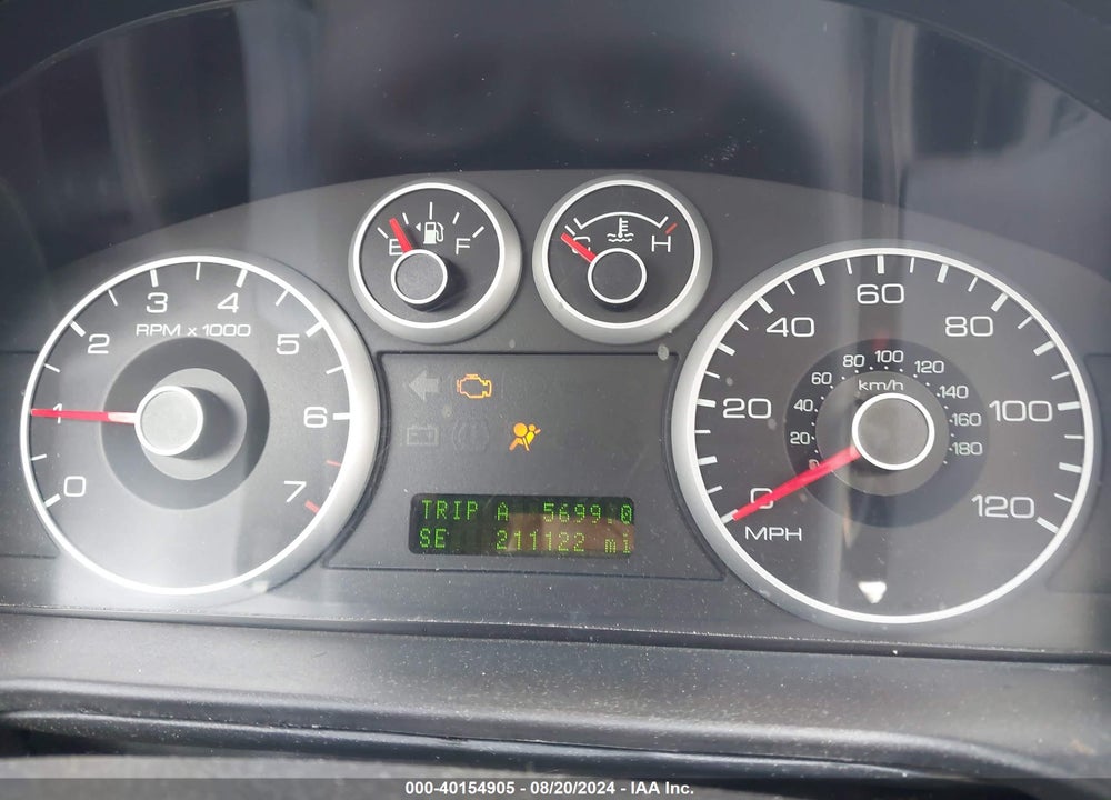 2007 FORD FUSION SEL VIN: 3FAHP021X7R133031