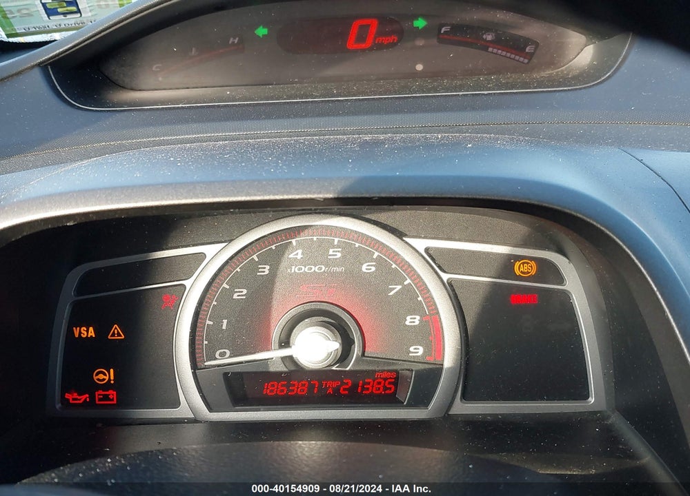 2007 HONDA CIVIC SI VIN: 2HGFA55597H701443
