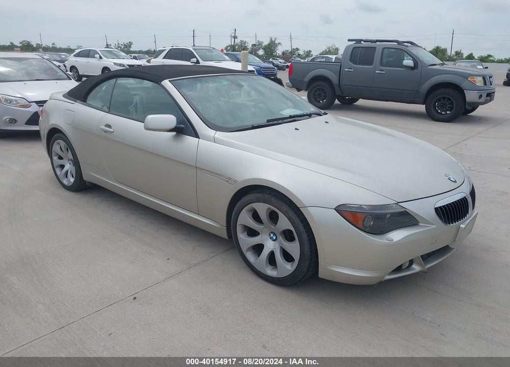 2004 BMW 645CI VIN: WBAEK73434B320914