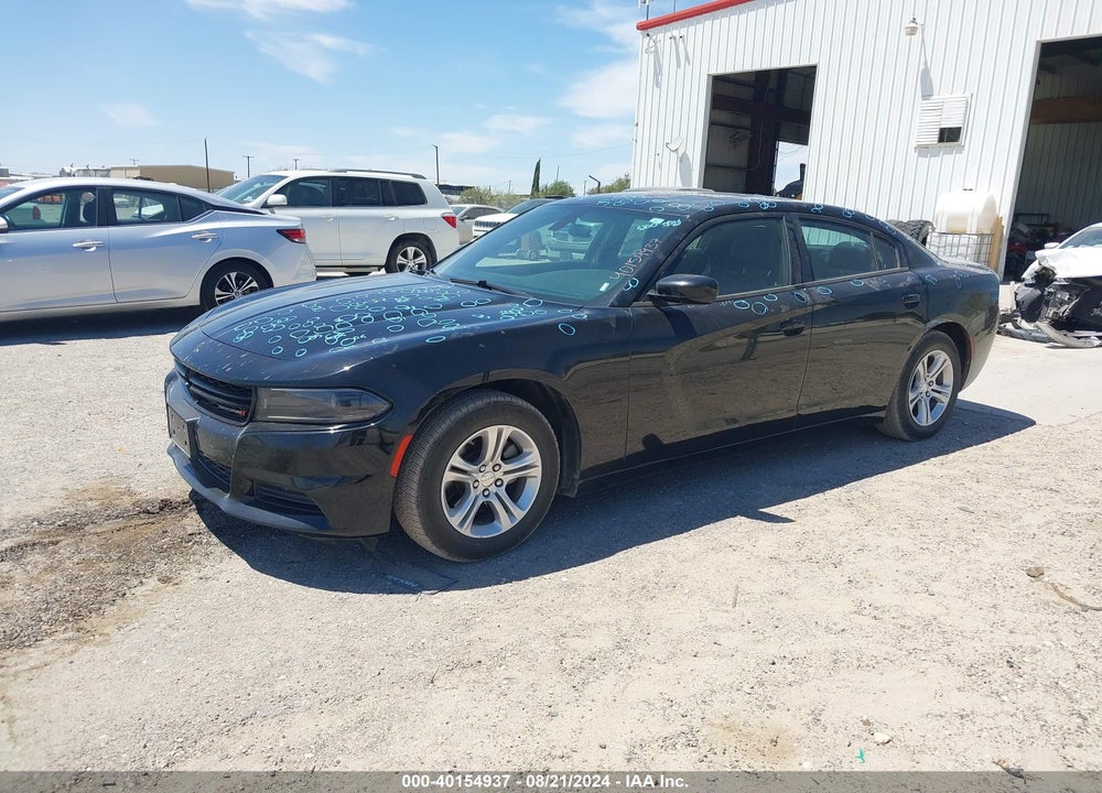 2022 DODGE CHARGER SXT RWD VIN: 2C3CDXBG0NH208214